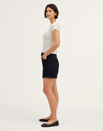 Madewell The Curvy Perfect Vintage Mid-Length Short Rinse Wash
