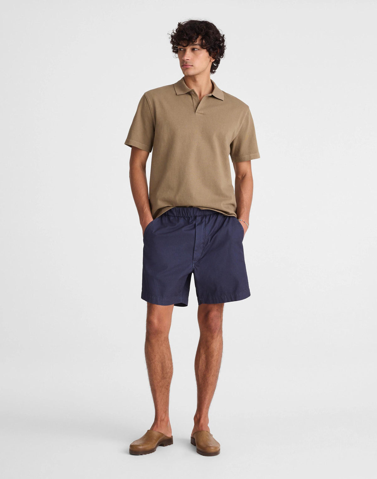 Madewell Pull-On Short in Poplin Ink