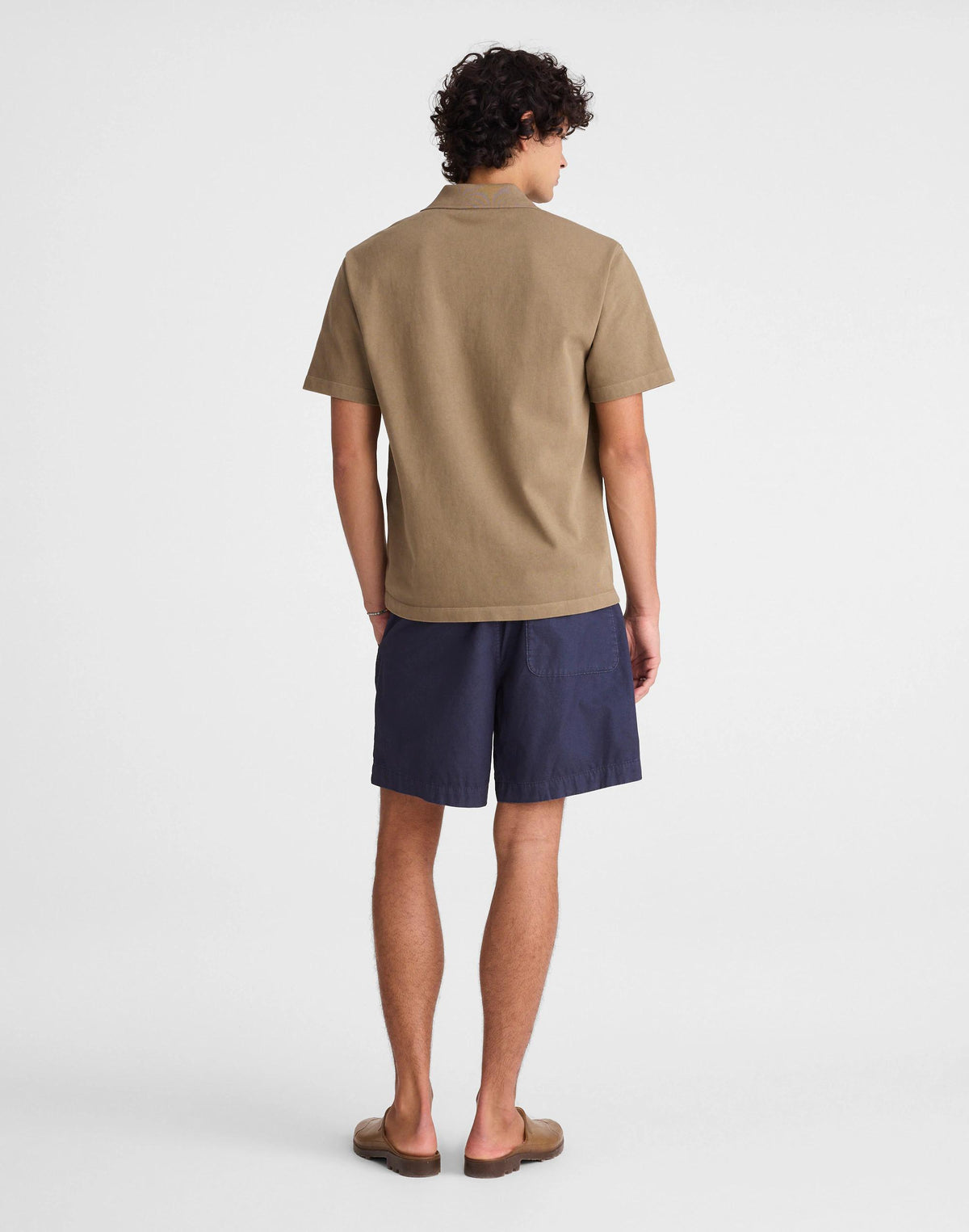 Madewell Pull-On Short in Poplin Ink