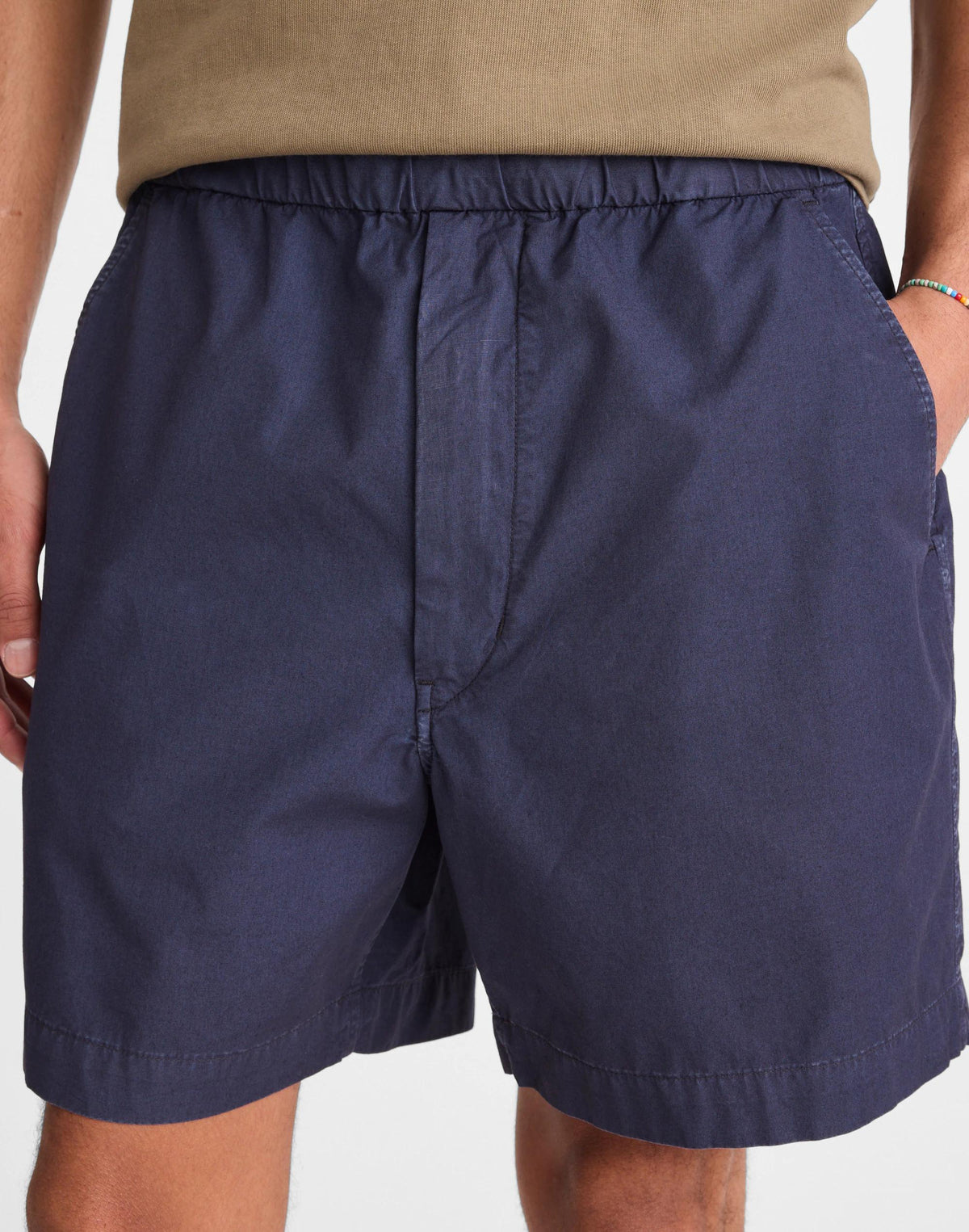 Madewell Pull-On Short in Poplin Ink