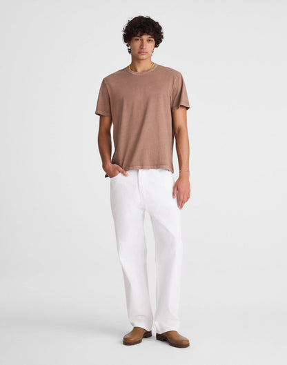 Madewell Garment-Dyed Allday Crewneck Tee Iced Mocha