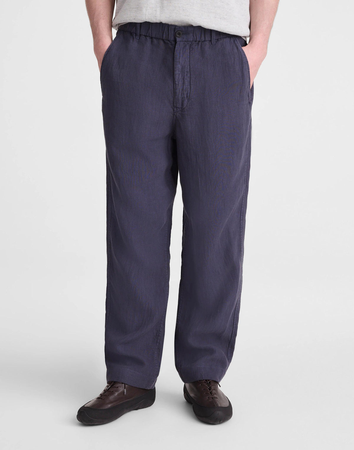 Madewell Pull-On Pant in Linen Ink