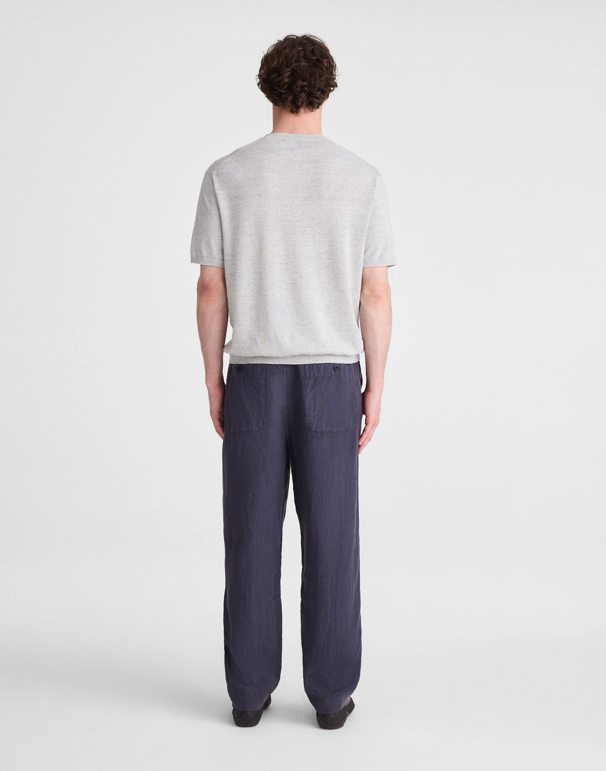 Madewell Pull-On Pant in Linen Ink