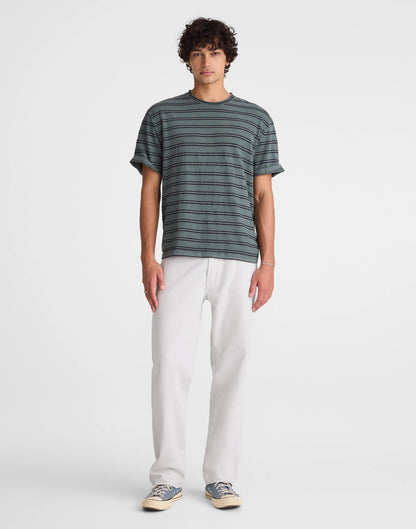 Madewell The Vintage Tee in Jacquard Overdye Shaded Forest