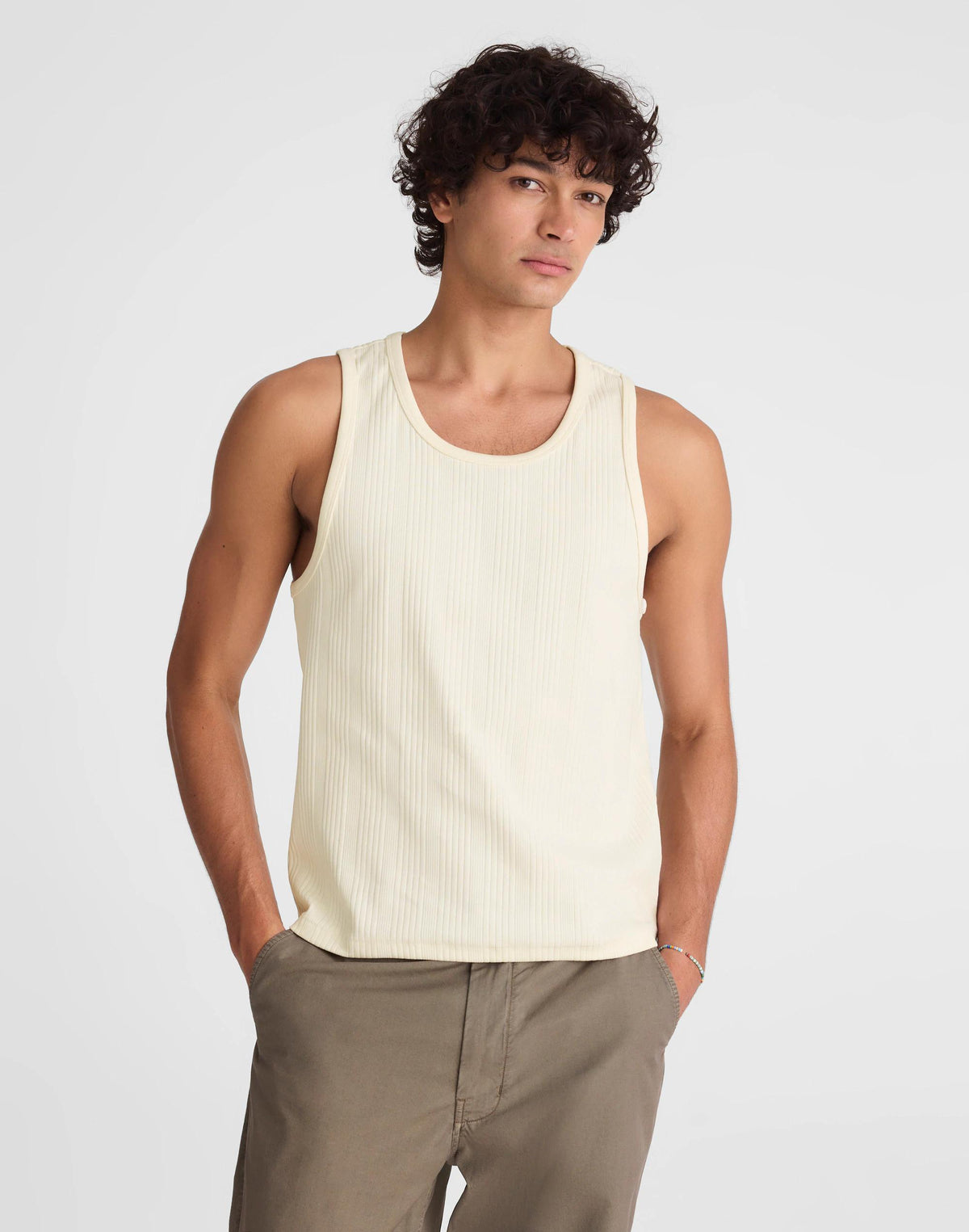 Madewell Textured Tank Bright Ivory