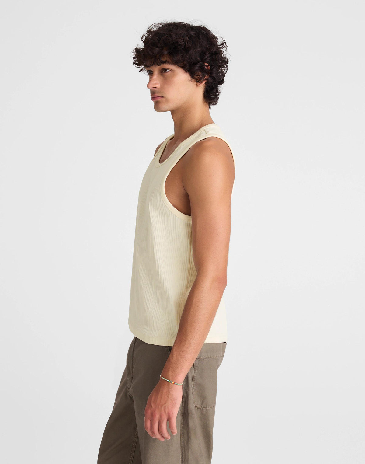 Madewell Textured Tank Bright Ivory