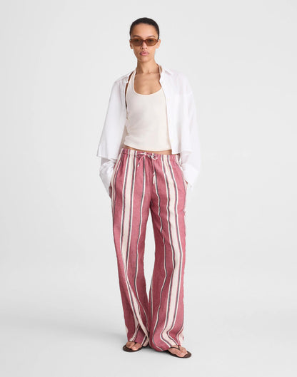 Madewell Pull-On Pants Red Currant