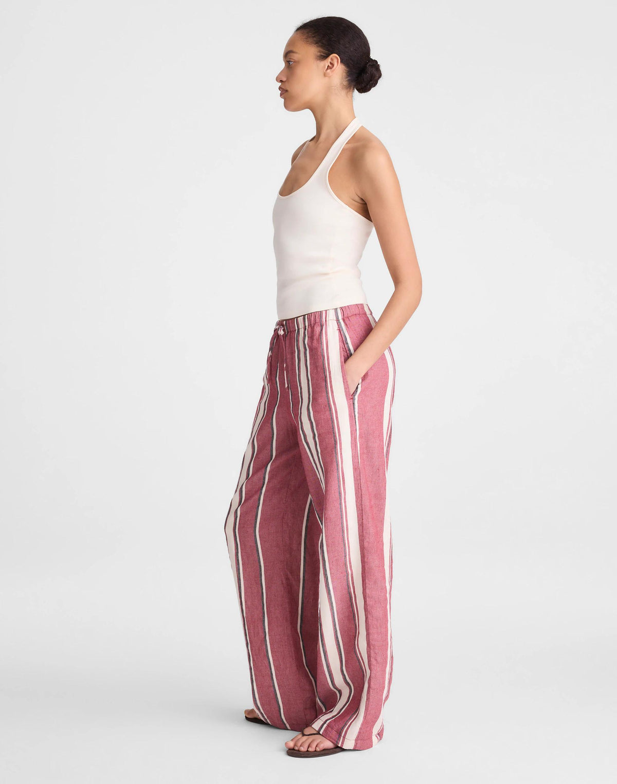 Madewell Pull-On Pants Red Currant