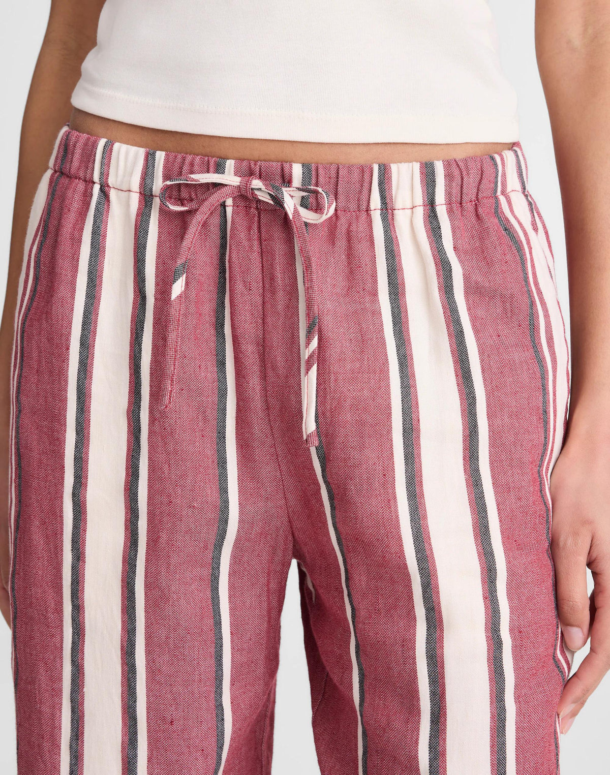 Madewell Pull-On Pants Red Currant