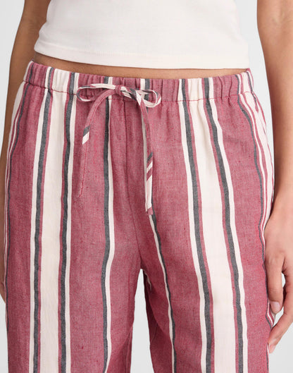 Madewell Pull-On Pants Red Currant