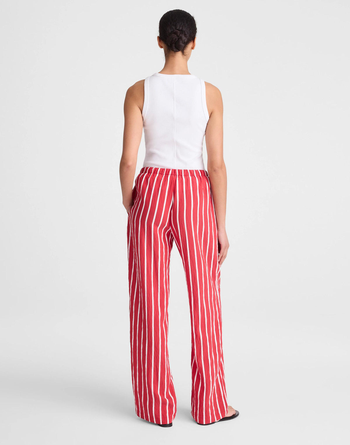 Madewell Pull-On Pants Varsity Red