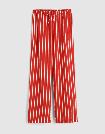Madewell Pull-On Pants Varsity Red