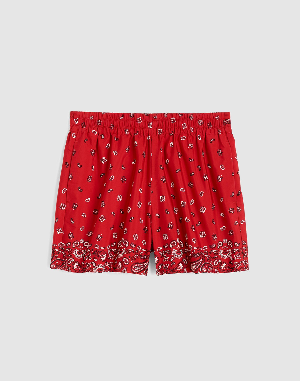 Madewell Pull-On Shorts Chili Pepper