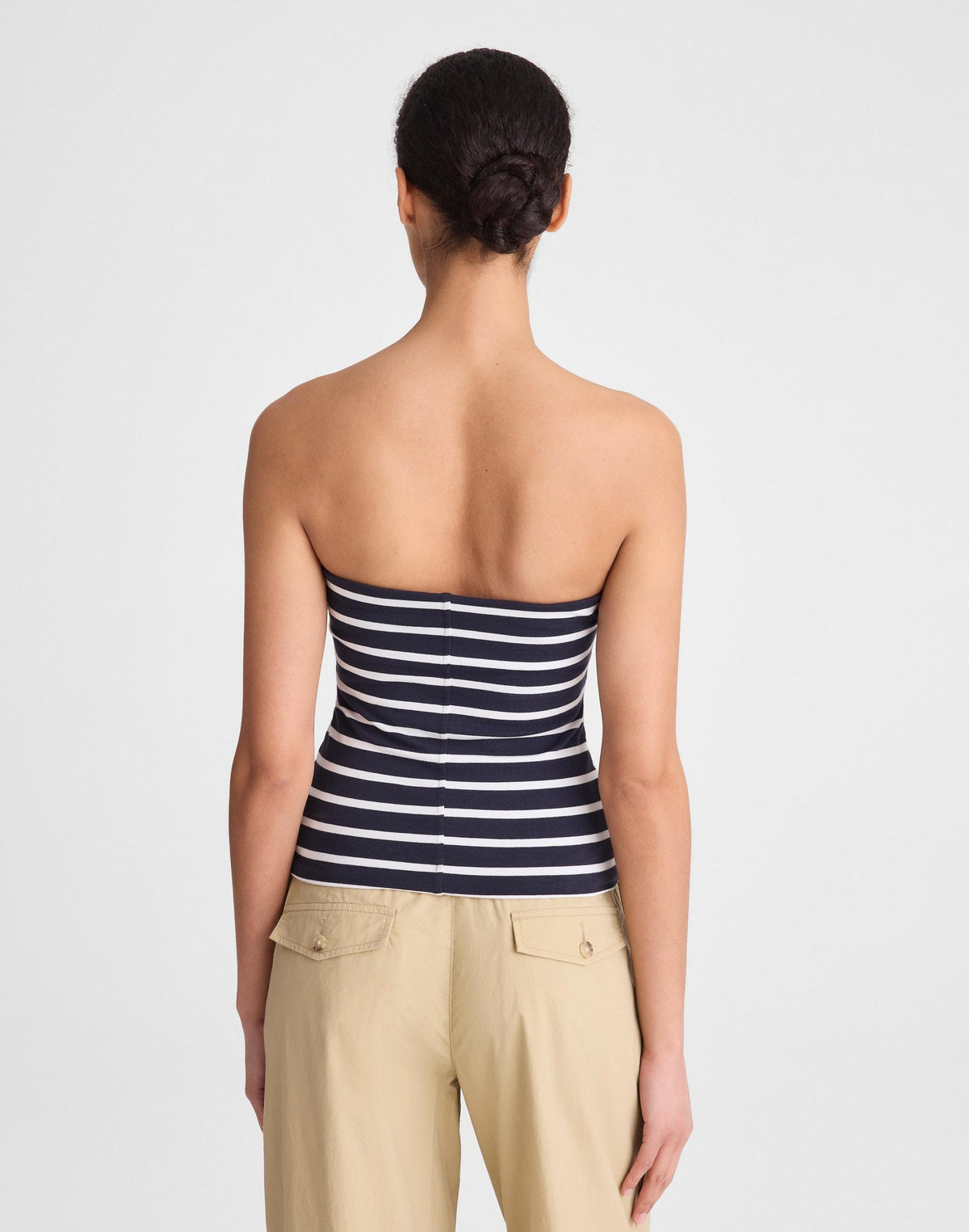 Madewell Knit Tube Top Navy