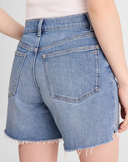 Madewell The Perfect Vintage Mid-Length Jean Short Midvale Wash