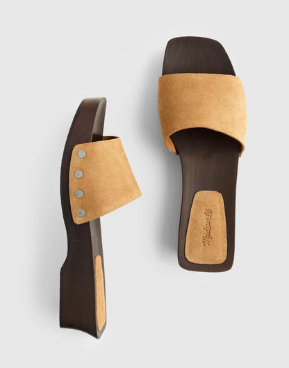 Madewell The Callen Clog Sandal Cumin