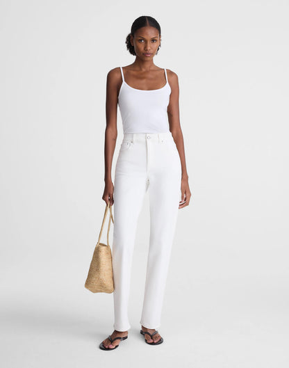 Madewell The Longline Straight Jean Tile White