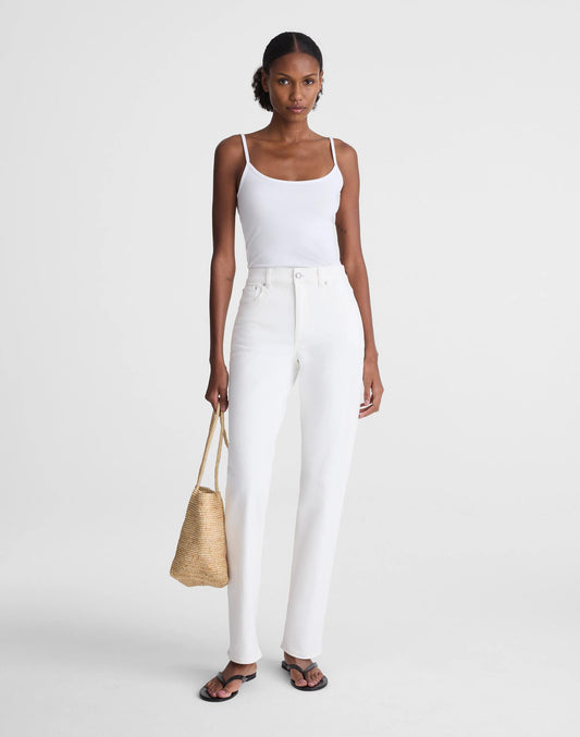 Madewell The Longline Straight Jean Tile White