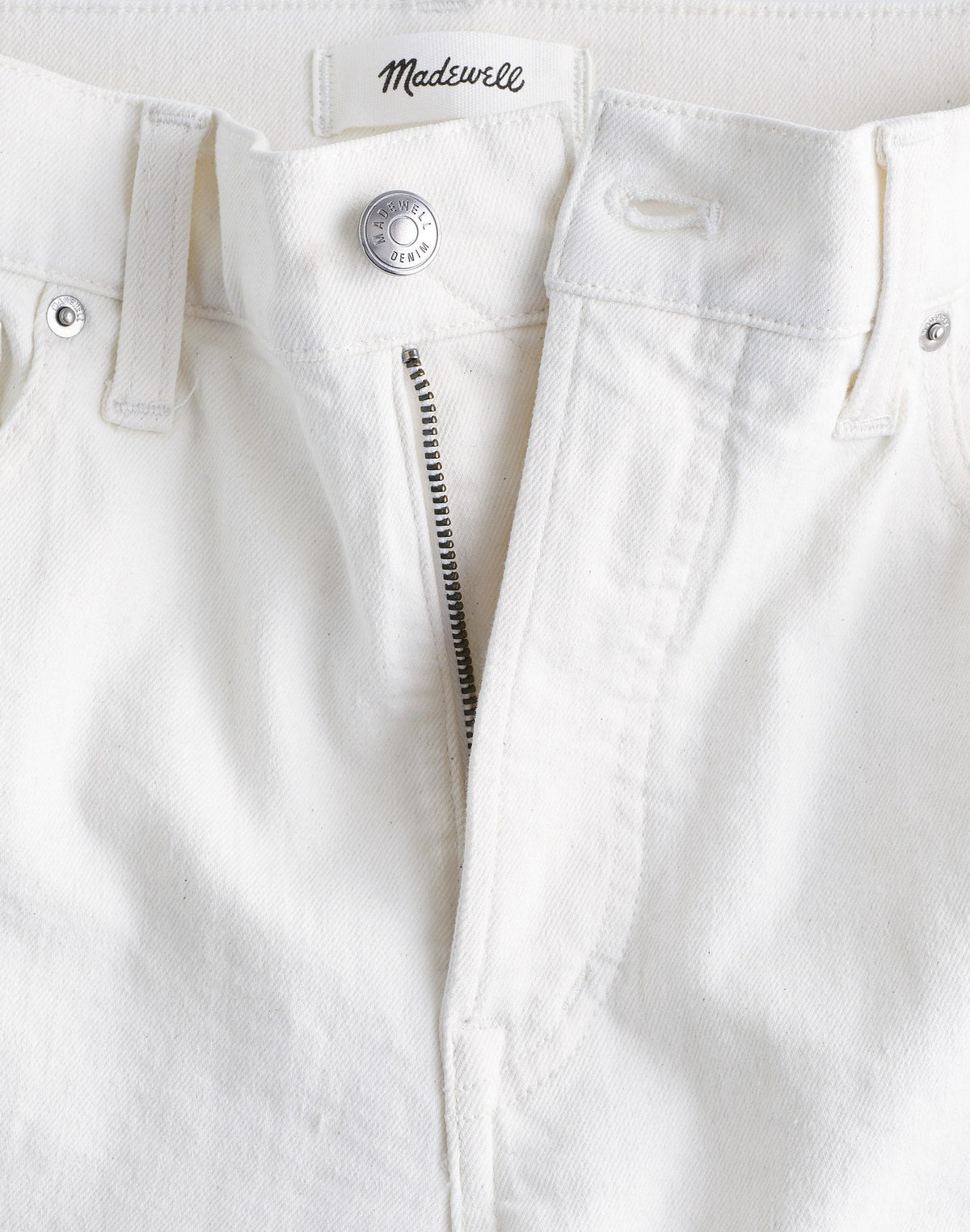 Madewell The Longline Straight Jean Tile White