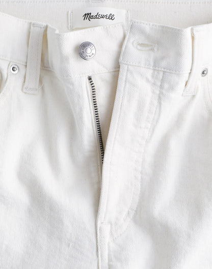 Madewell The Longline Straight Jean Tile White