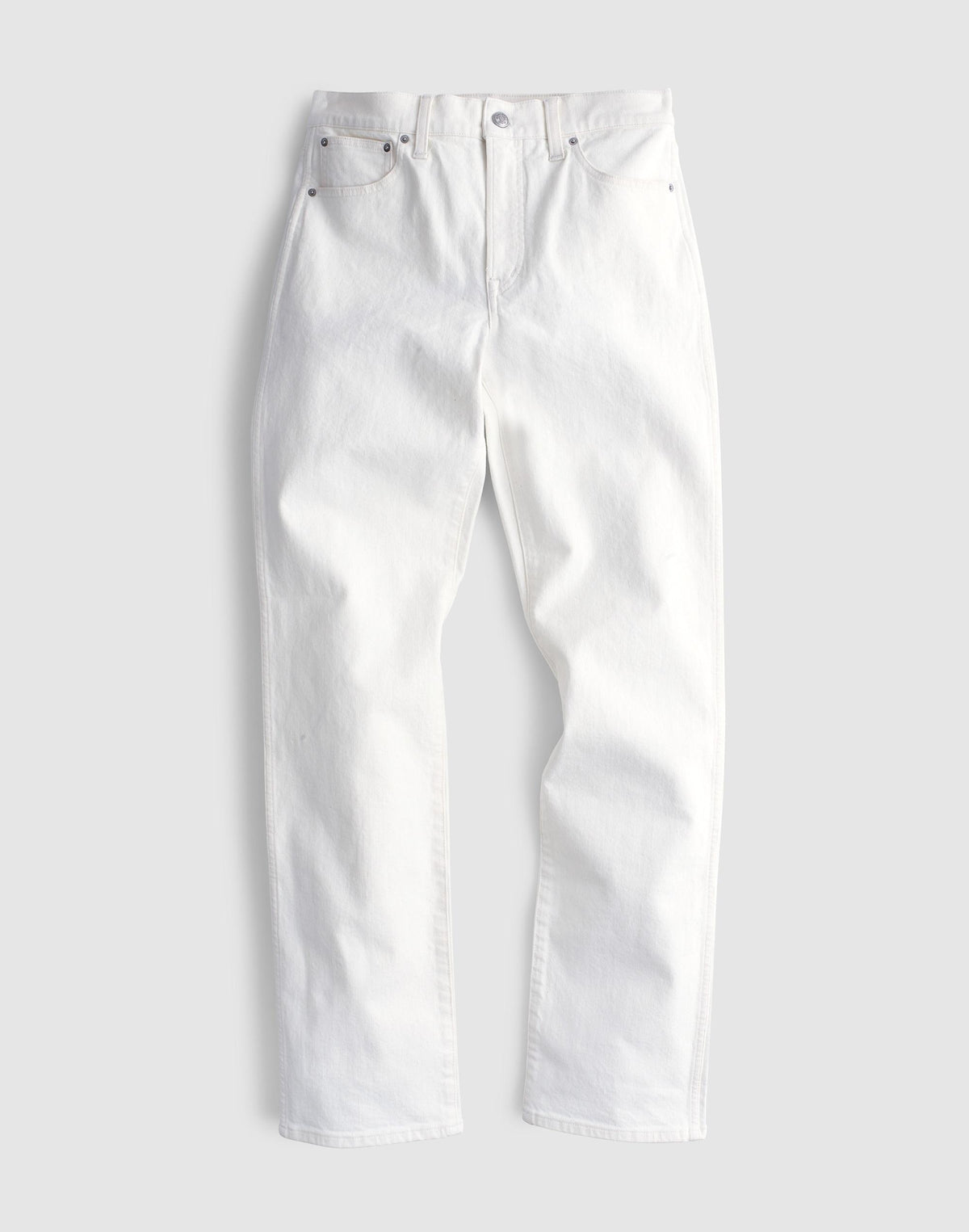 Madewell The Longline Straight Jean Tile White
