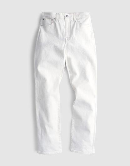 Madewell The Longline Straight Jean Tile White