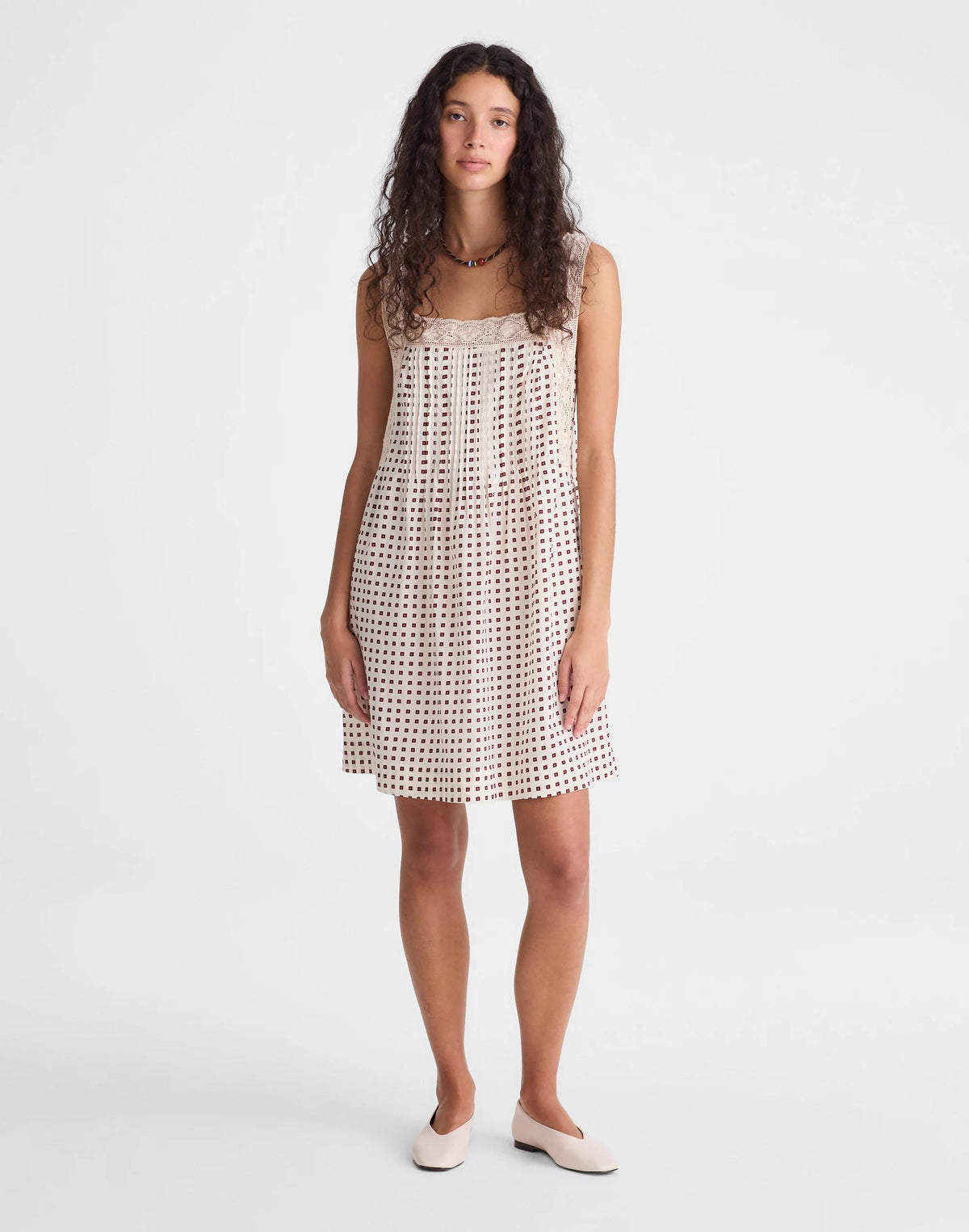 Madewell The Sophie Mini Dress Vintage Ivory