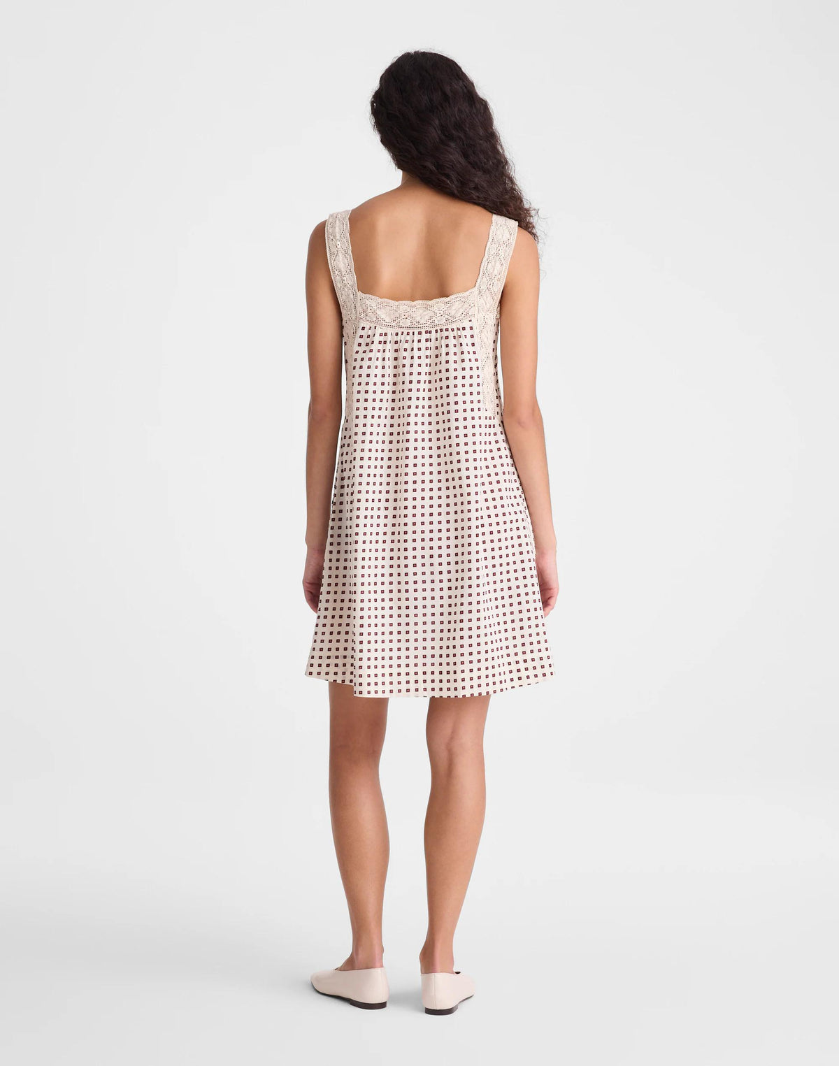 Madewell The Sophie Mini Dress Vintage Ivory