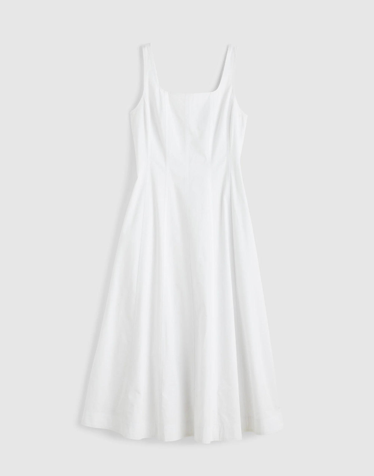 Madewell The Rylee Midi Dress White