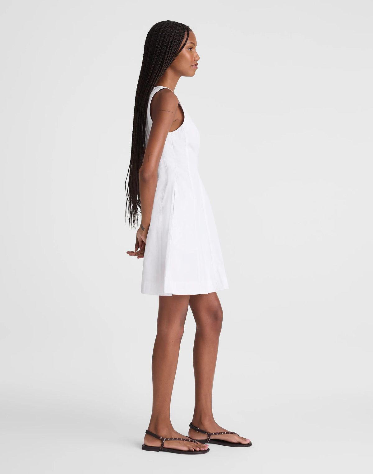 Madewell The Rylee Mini Dress White