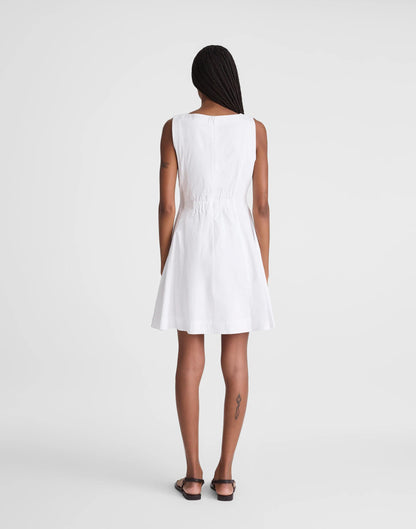 Madewell The Rylee Mini Dress White