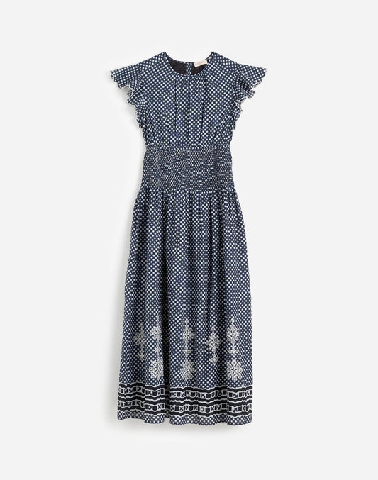 Madewell Banjanan Aurelia Maxi Dress Midnight Mid