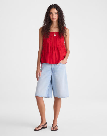 Madewell The Sophie Top Varsity Red