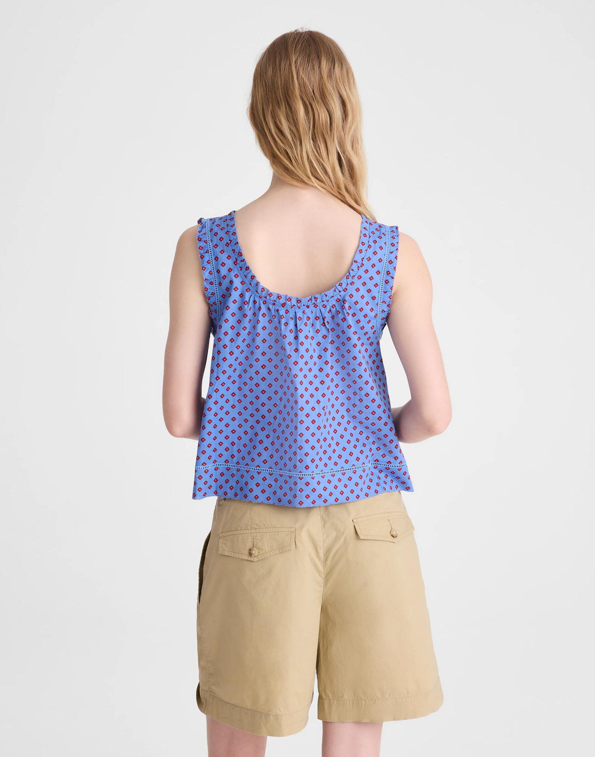 Madewell The Leah Top Calm Blue