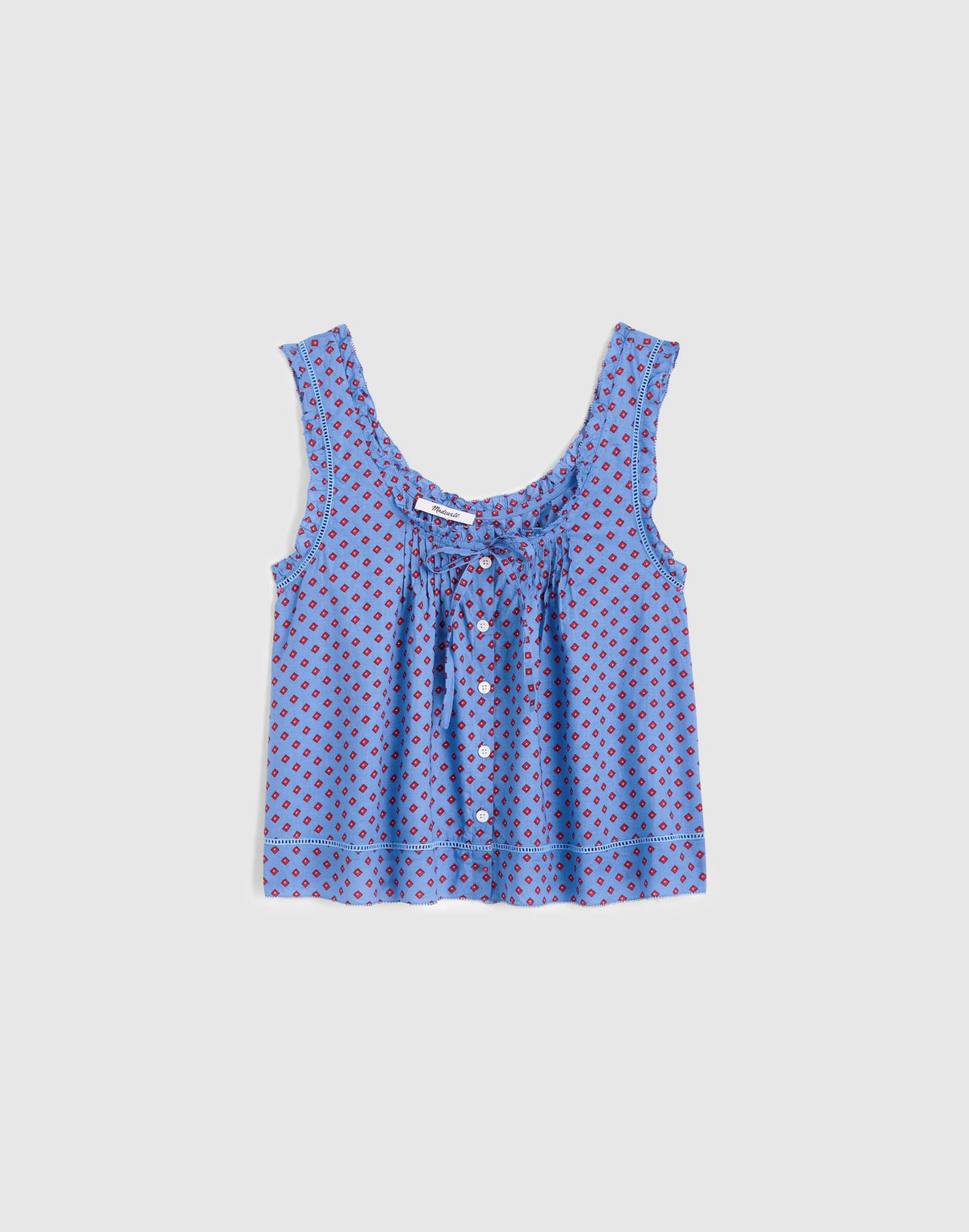 Madewell The Leah Top Calm Blue