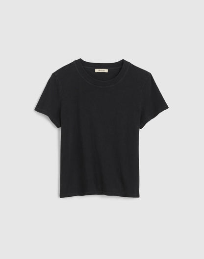 Madewell The Relaxed Tee in Vintage Jersey Black Charcoal