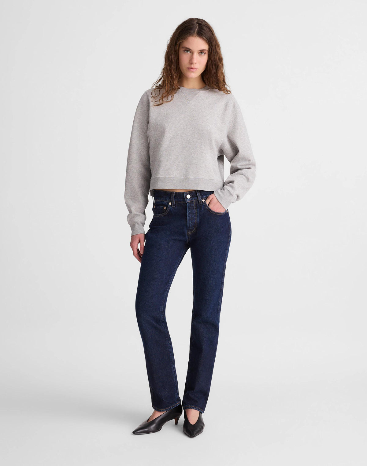 Madewell Madewell x Benjamin Talley Smith The Armory Classic Sweatshirt Hthr Grey