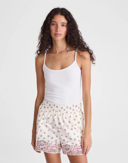 Madewell Pull-On Shorts Vintage Ivory
