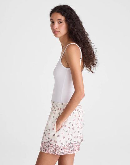 Madewell Pull-On Shorts Vintage Ivory