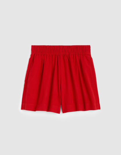 Madewell Pull-On Shorts Red Currant