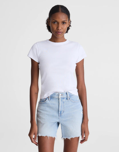 Madewell The Perfect Vintage Mid-Length Jean Short Foster Wash