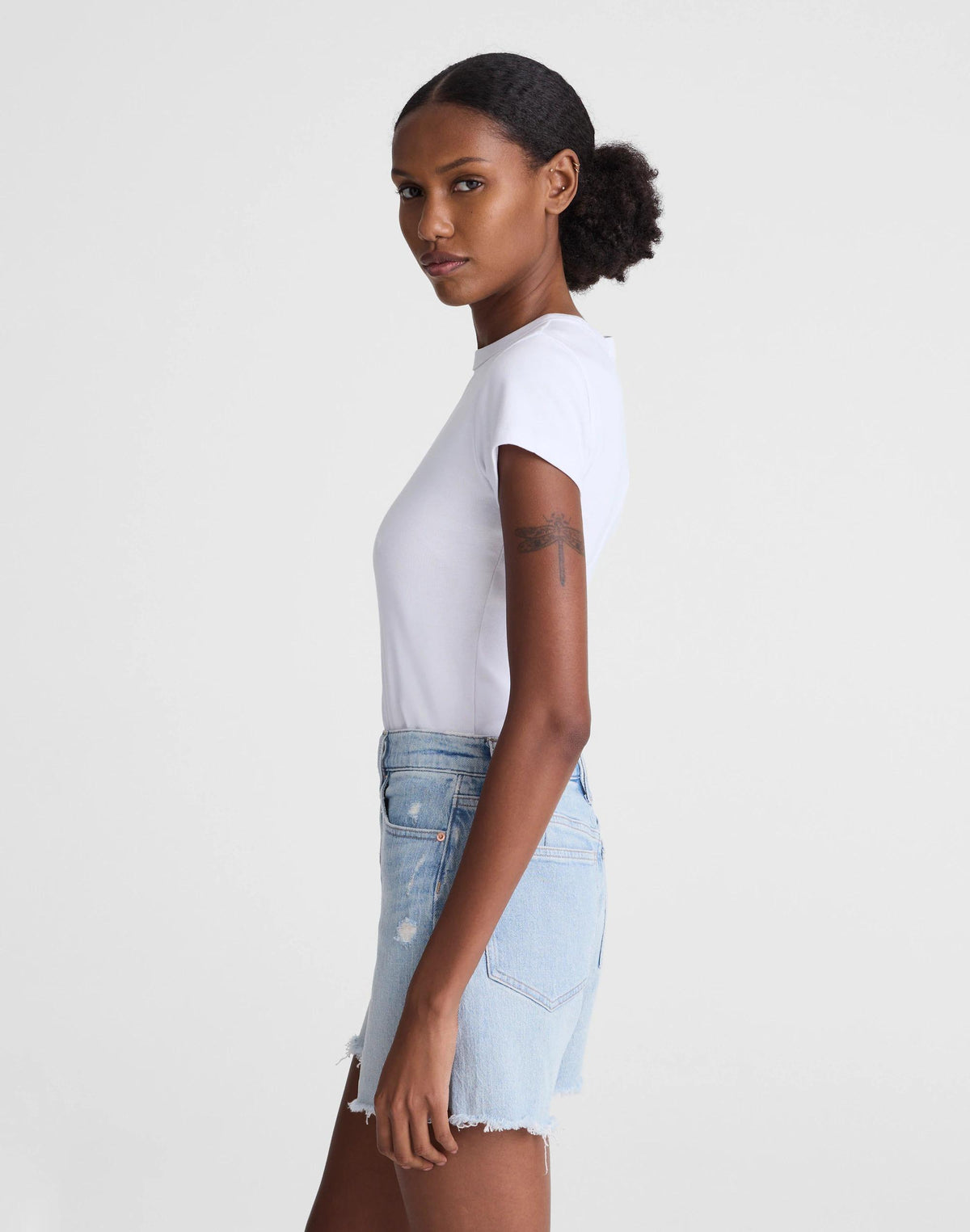 Madewell The Perfect Vintage Mid-Length Jean Short Foster Wash