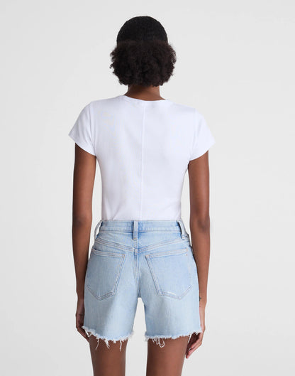 Madewell The Perfect Vintage Mid-Length Jean Short Foster Wash