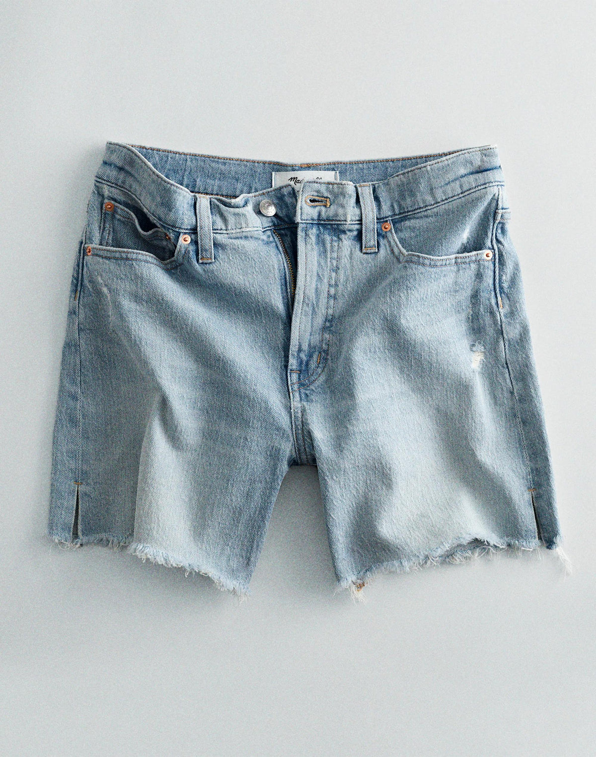 Madewell The Perfect Vintage Mid-Length Jean Short Foster Wash