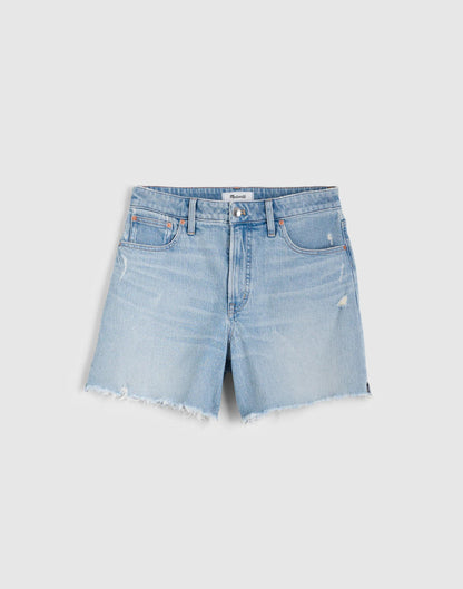 Madewell The Curvy Perfect Vintage Mid-Length Jean Short Foster Wash