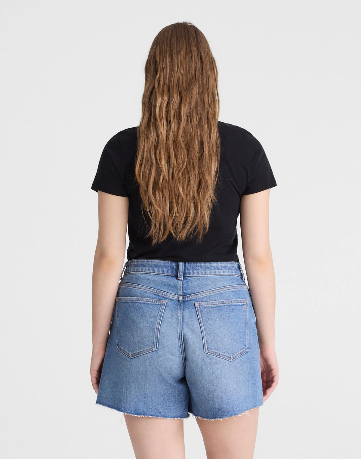 Madewell The Curvy Perfect Vintage Mid-Length Jean Short Midvale Wash