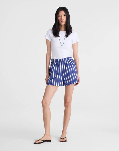 Madewell Pull-On Shorts Cool Navy