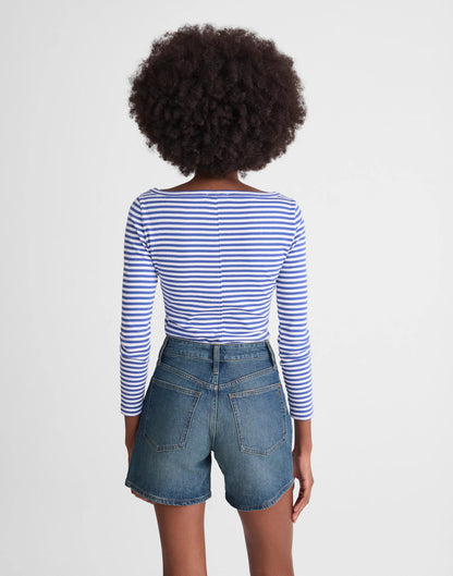 Madewell The Perfect Vintage Mid-Length Jean Short Irmo Wash
