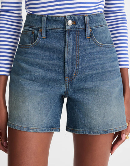 Madewell The Perfect Vintage Mid-Length Jean Short Irmo Wash