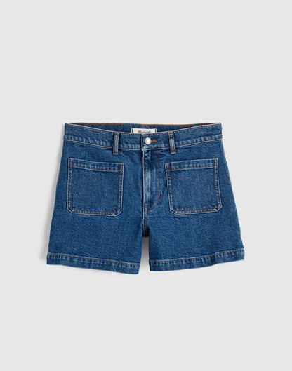 Madewell The Emmy Denim Short Marina Blue